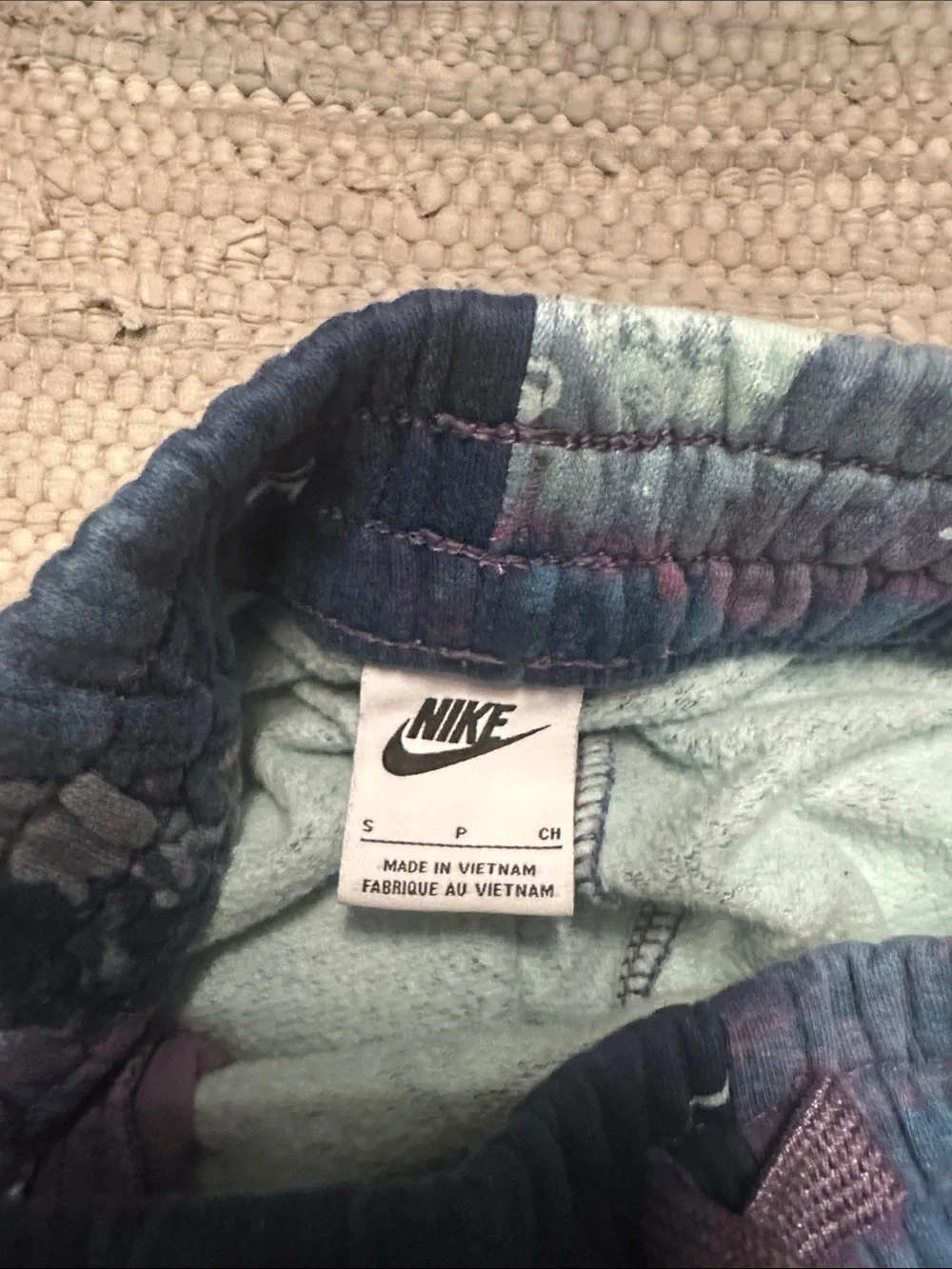 Nike Galaxy Print Hoodie & Jogger Set - Navy, Purple, Green - Picture 6 of 7